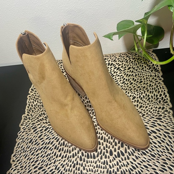 Heeled Suede Ankle Boots - Picture 2 of 5